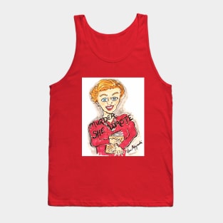 Murder, She Wrote Angela Lansbury Tank Top